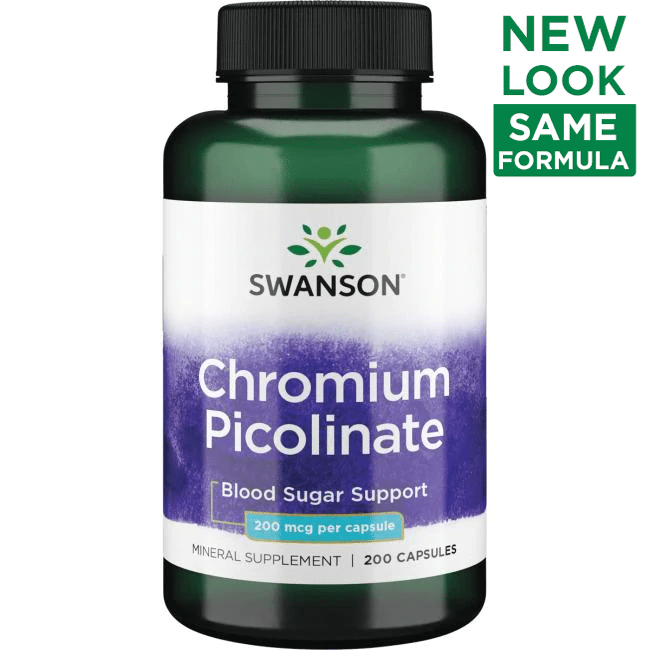 Swanson Chromium Picolinate 200mcg 200 caps