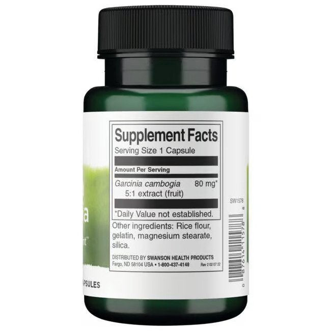 SWANSON Garcinia Cambogia Extract 80mg 60caps price