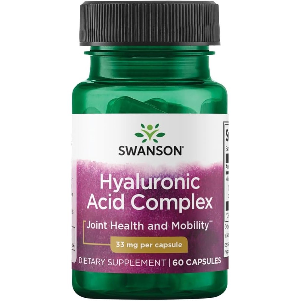 Swanson Hialurono rūgšties kompleksas 33 mg - 60 kaps kaina