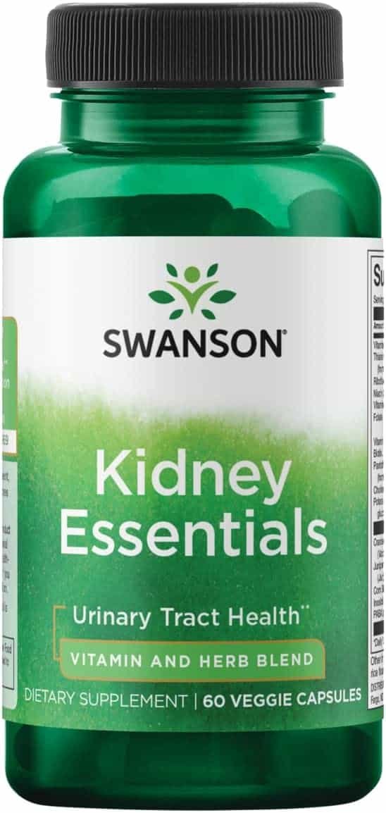 Swanson Kidney Essentials 60 Veg Capsules kaina