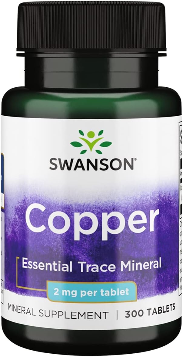Swanson Premium Albion Copper 2 mg 300 Tabs kaina akcija prkti