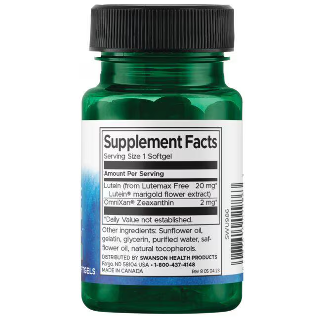 Swanson Synergistic Eye Health 60 caps kaina sudetis