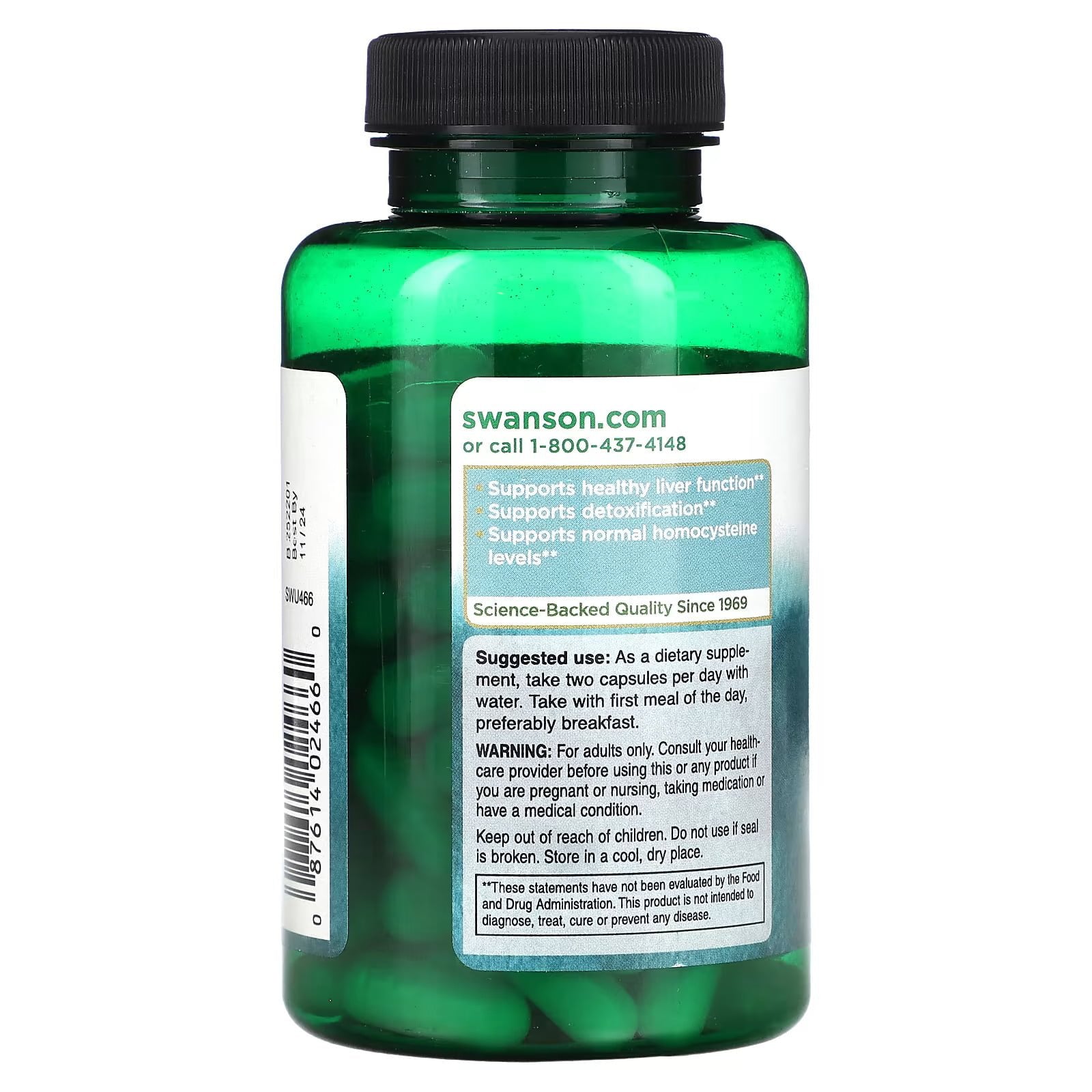 Swanson TMG Trimethylglycine 500 mg 90 Capsules price