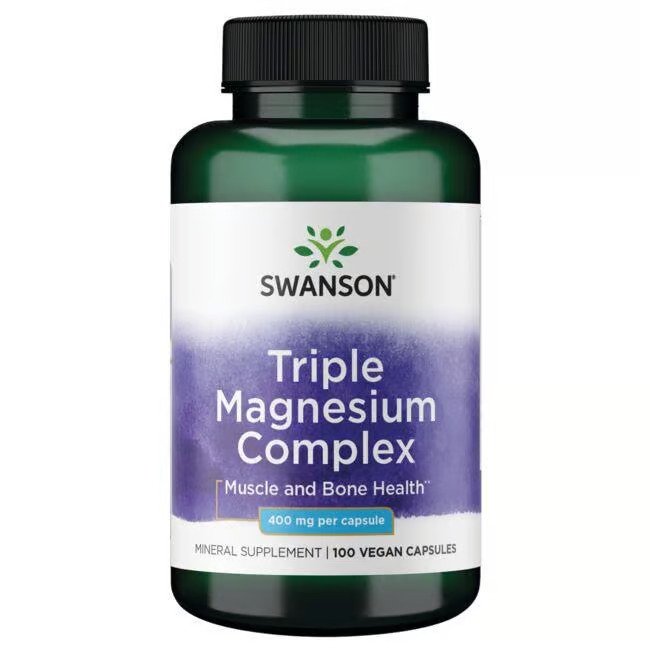 Swanson Triple Magnesium Complex - 400mg - 100 caps price promotion