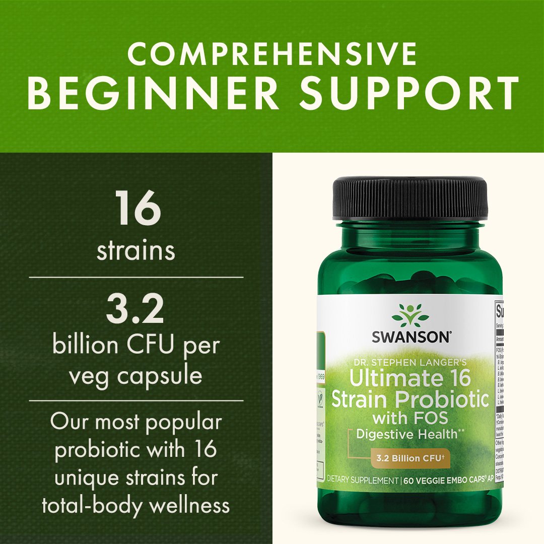 Swanson Ultimate 16 Strain Probiotic 60 caps. to buy