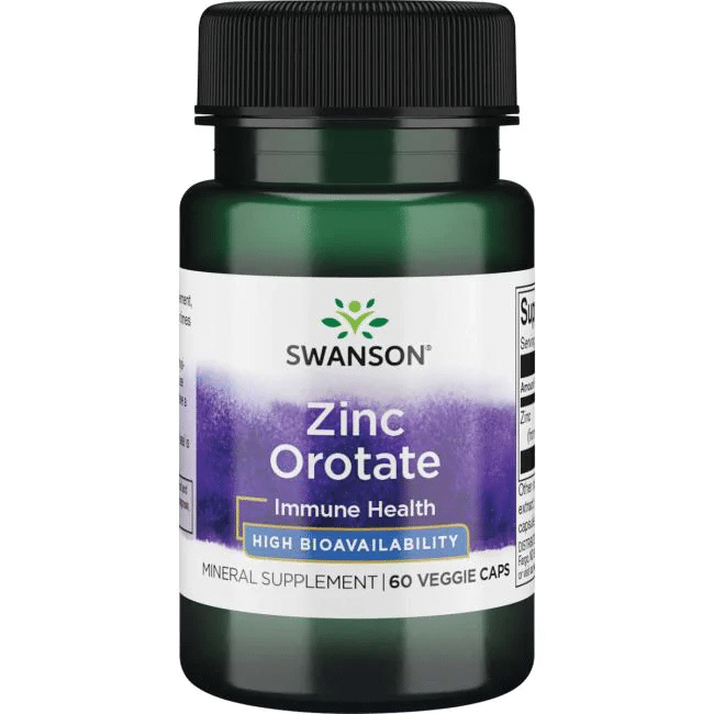 Swanson Ultra Zinc Orotate 10mg kaina akcija Cinko orotatas