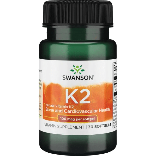 Swanson Vitamin K2 100 mcg 30 caps