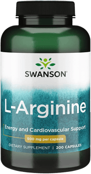 Swanson L-Arginine, 500mg - 200 caps