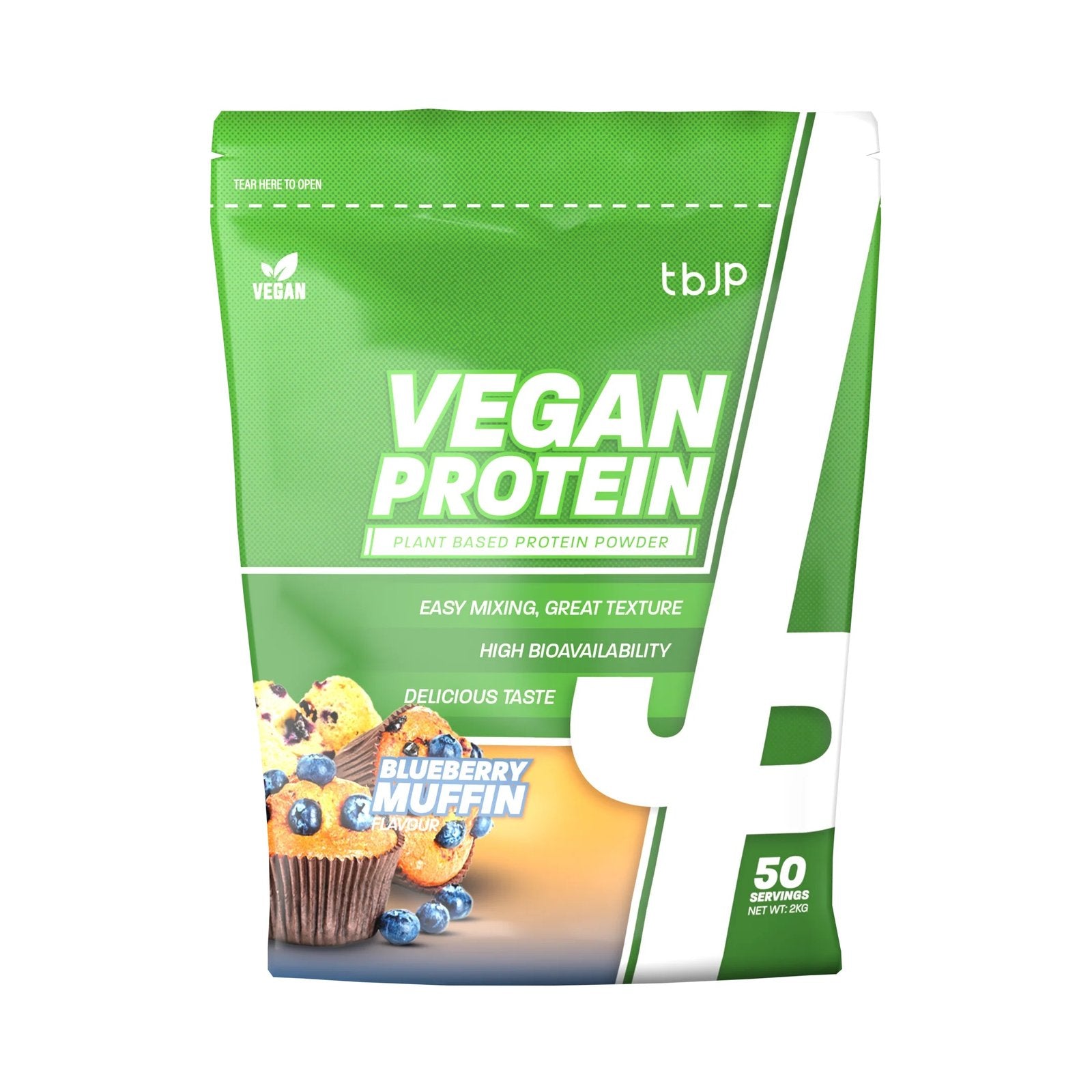 Trained By JP Vegan Protein 2 kg kaina akcija