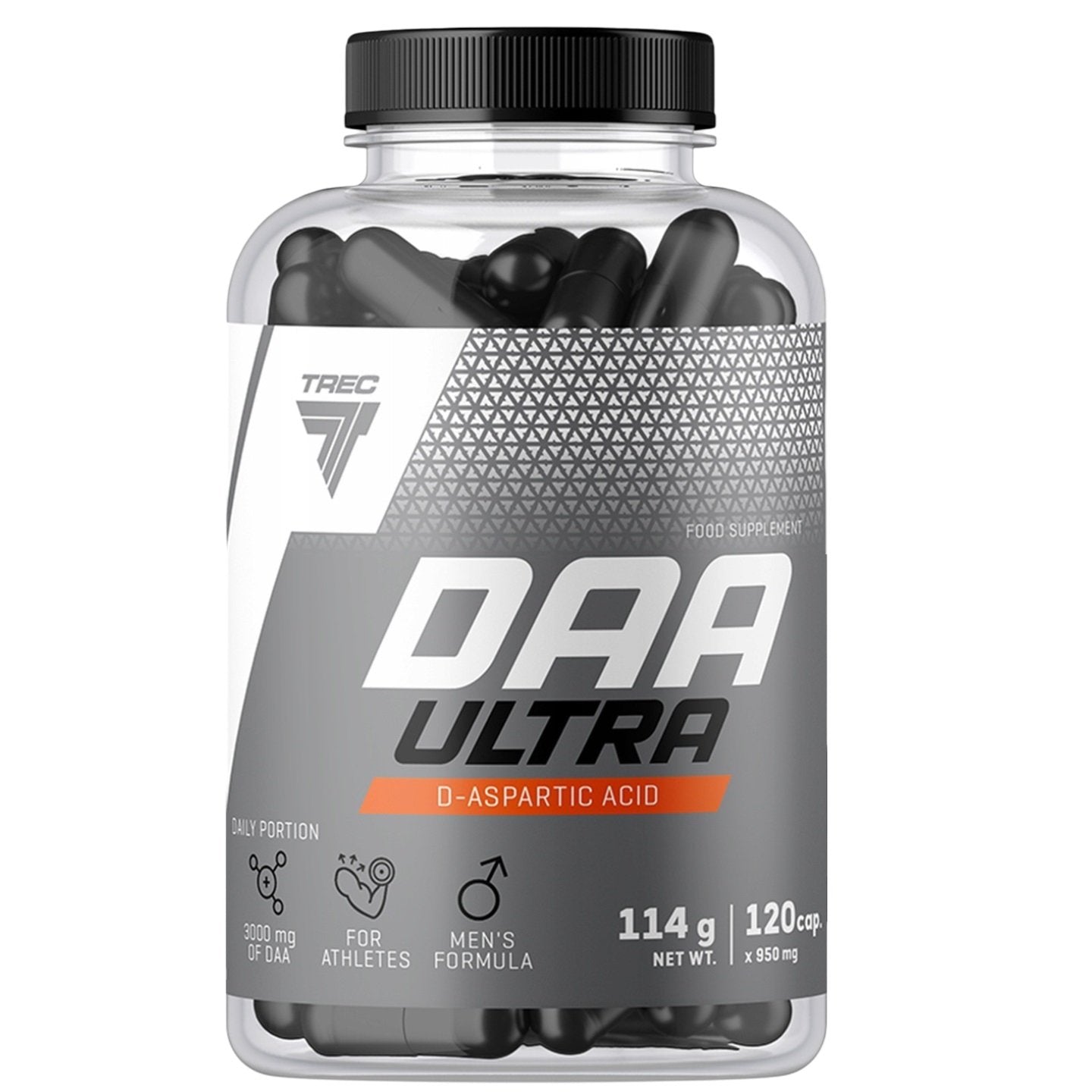 Trec DAA Ultra 120 kapsulių kaina