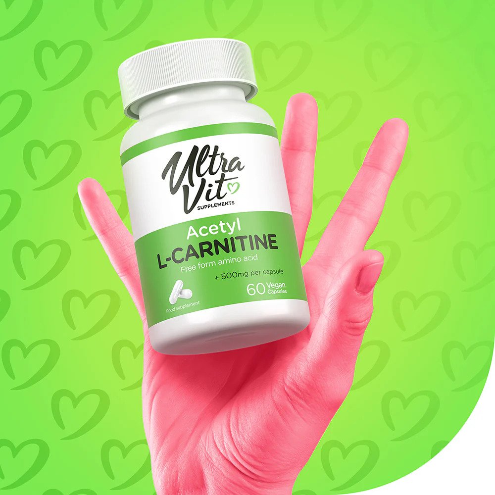 UltraVit Acetyl-L-Carnitine 60 capsules banner
