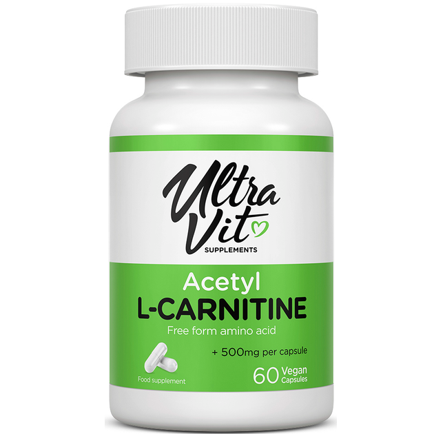 UltraVit Acetyl-L-Carnitine 60 capsules nutrition price