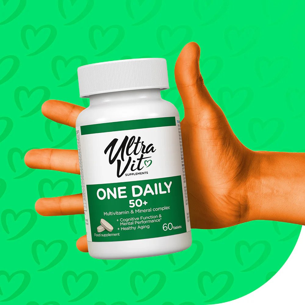 UltraVit OneDaily 50+, 60 caplets banner
