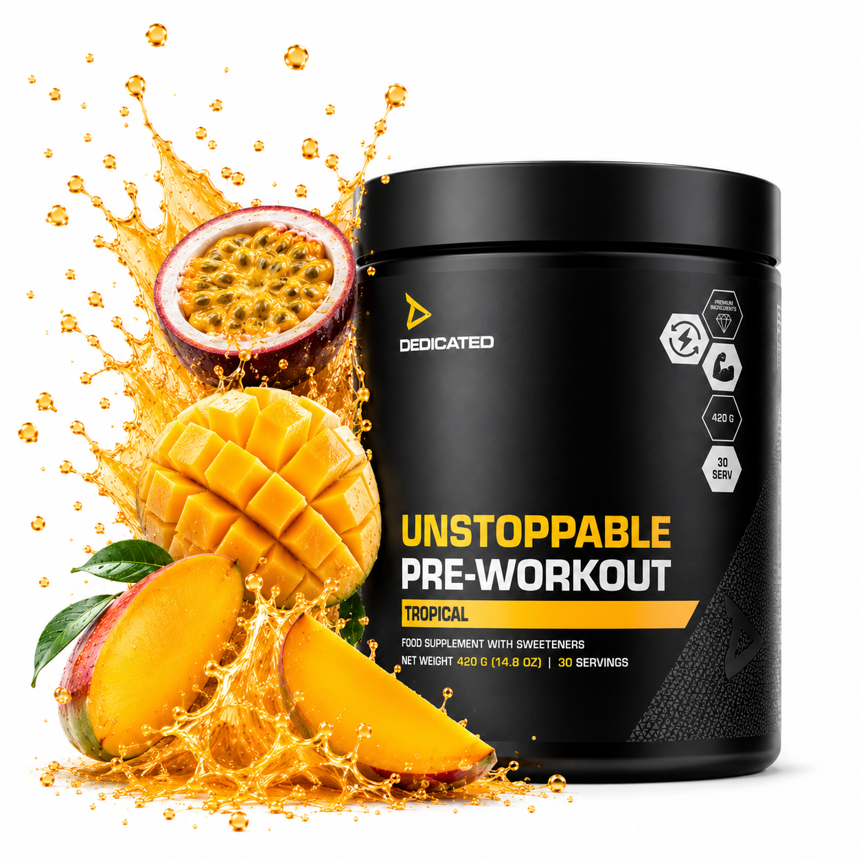 Dedicated UNSTOPPABLE™ przedtreningówka – 420 g