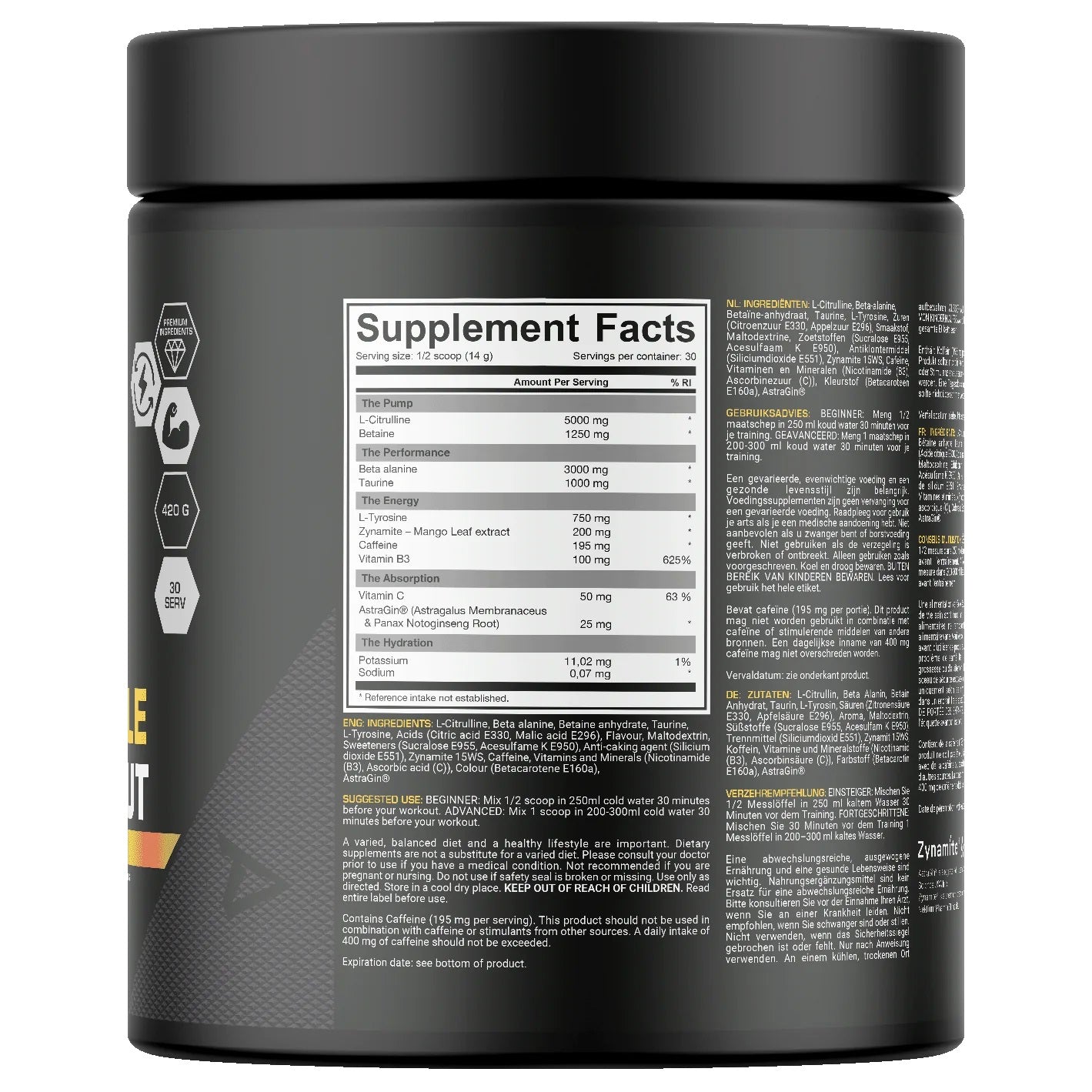 Dedicated UNSTOPPABLE™ przedtreningówka – 420 g