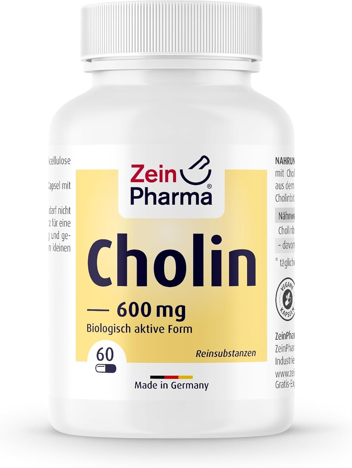 Price of Zein Pharma Choline, 600mg - 60 caps