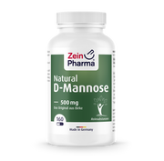 Zein Pharma Natural D-Mannose - 500mg, 160 capsules kaina