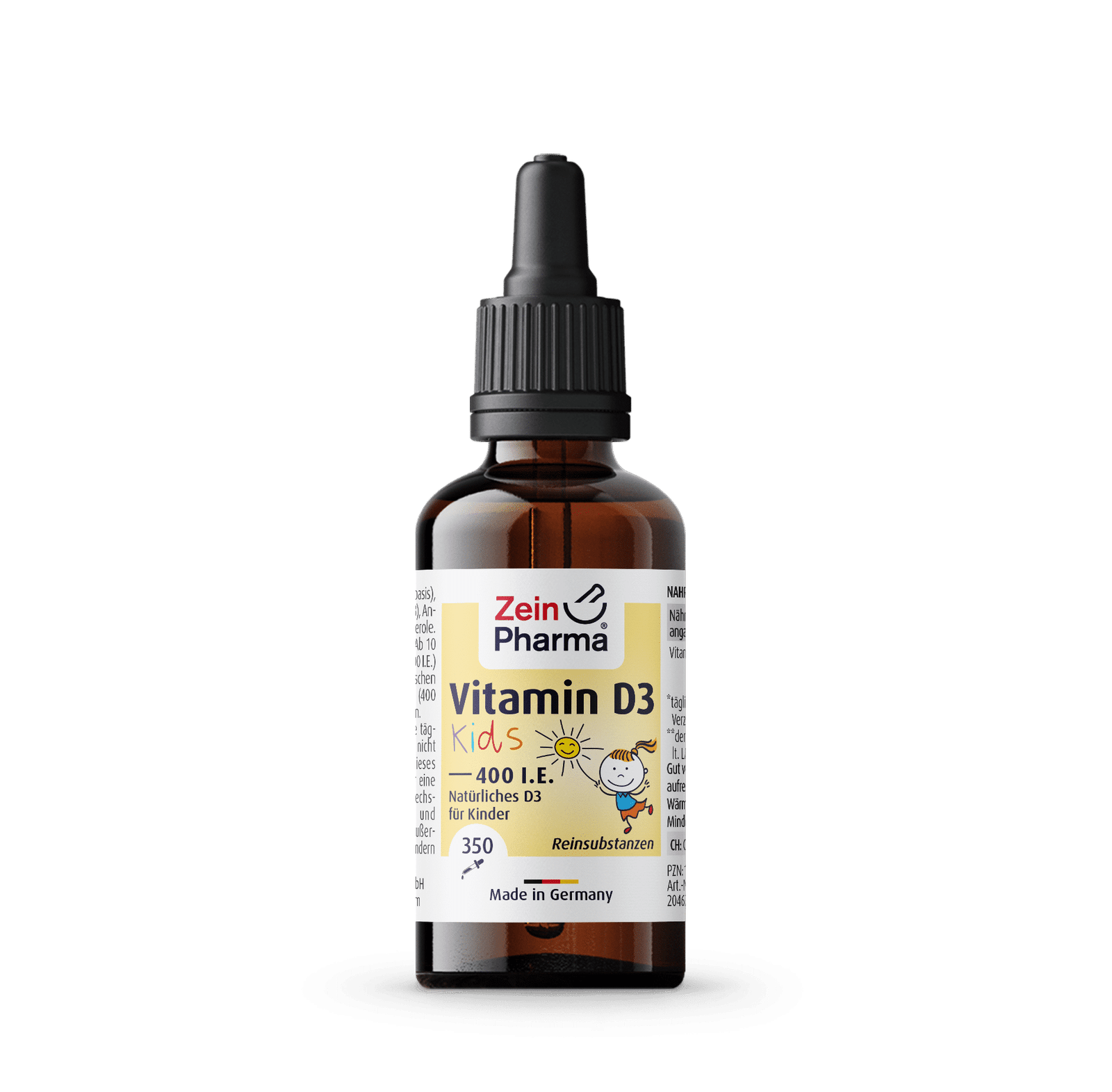 Zein Pharma Vitamin D3 Drops For Kids, 400IU - 10 ml. bottle