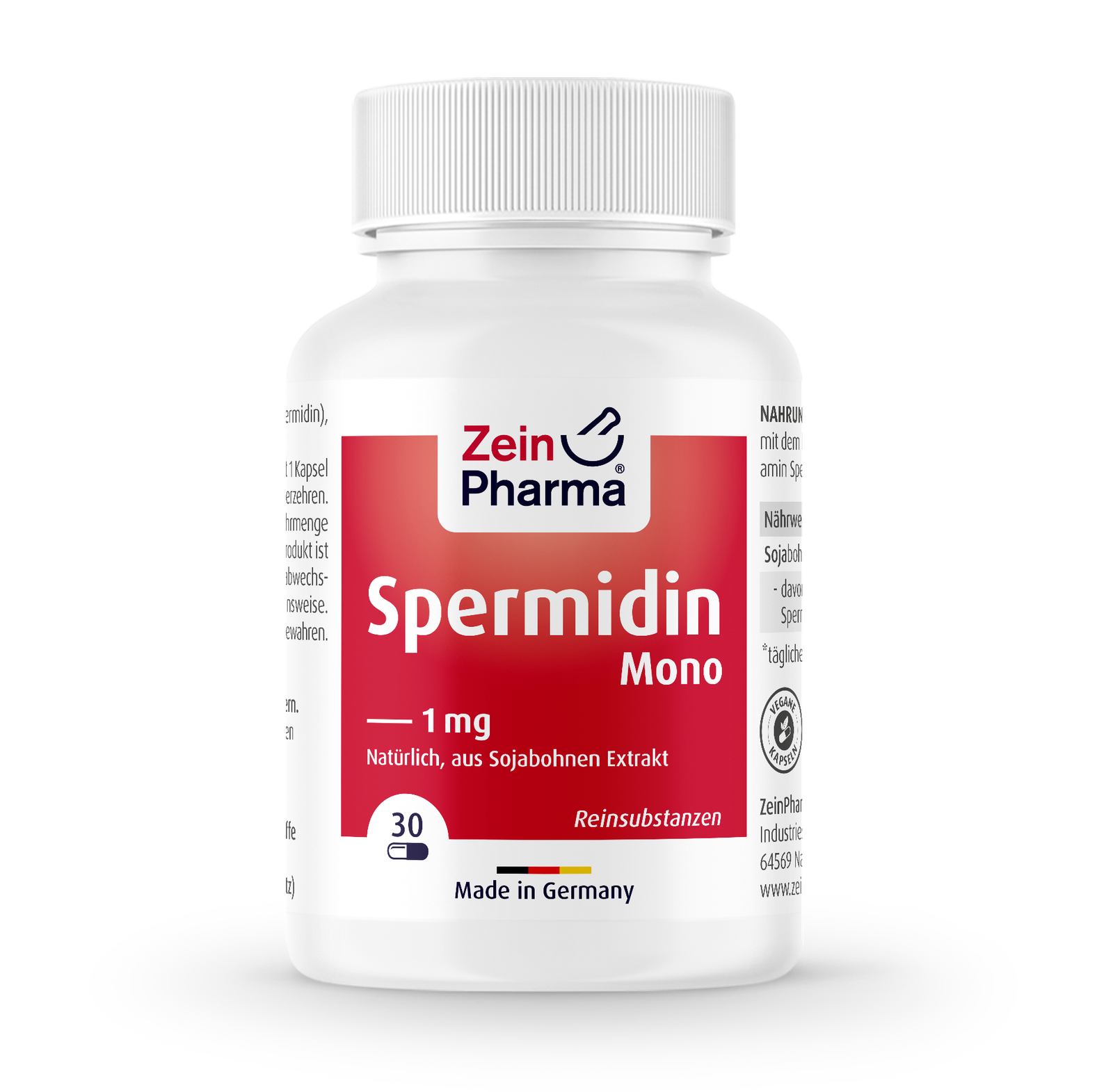 Zein PharmaSpermidin Mono Capsules 1 mg 30 caps kaina
