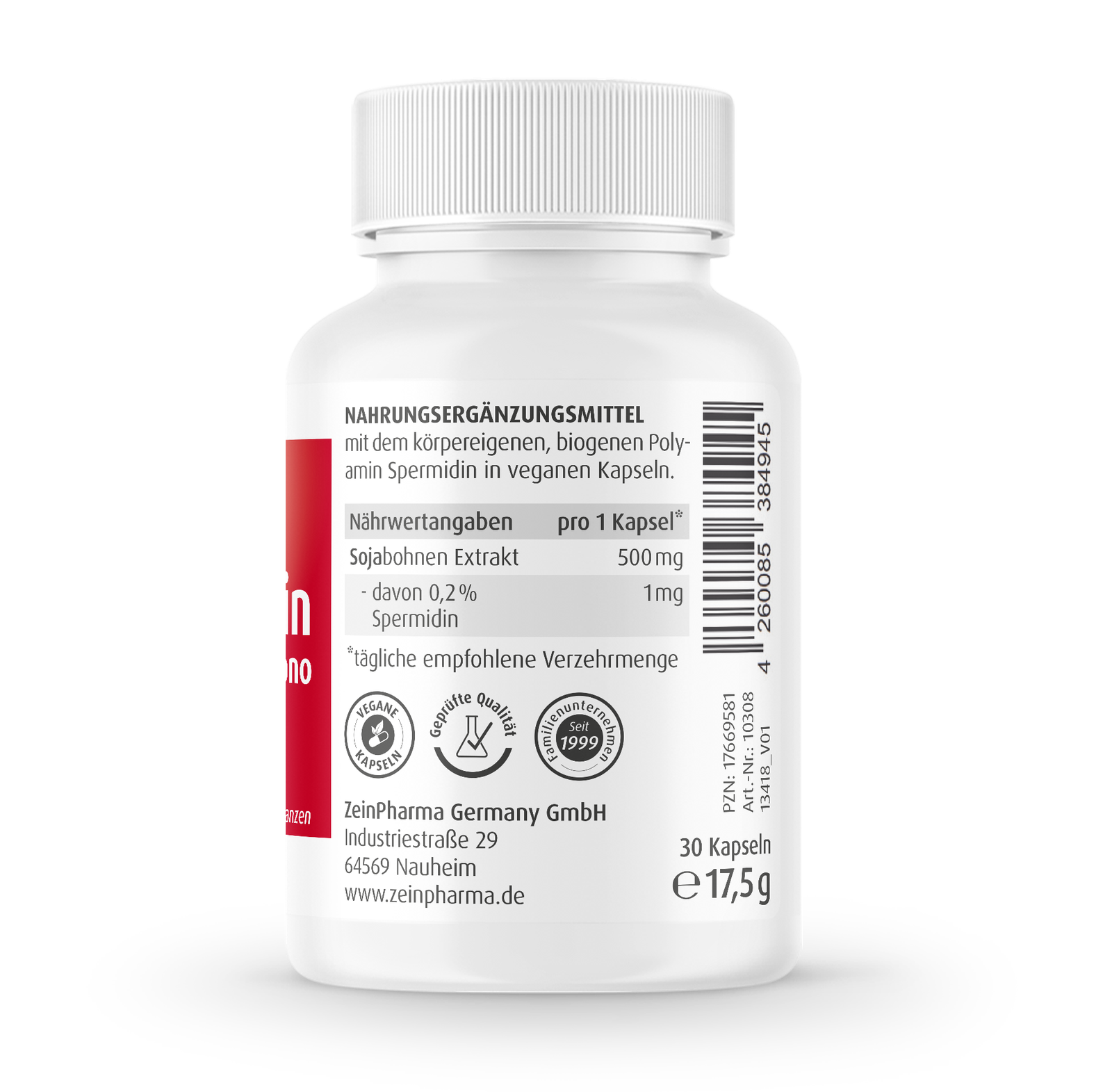 Zein PharmaSpermidin Mono Capsules 1 mg 30 caps sudetis